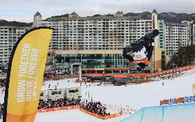 (SP)SOUTH KOREA-HOENGSEONG-WINTER YOUTH OLYMPIC GAMES-SNOWBOARD-MEN'S HALFPIPE