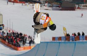 (SP)SOUTH KOREA-HOENGSEONG-WINTER YOUTH OLYMPIC GAMES-SNOWBOARD-MEN'S HALFPIPE