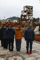 1 month after strong quake in central Japan