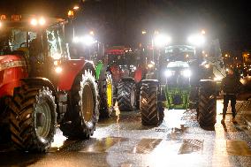 Farmers Bring Their Tractors To Brussels