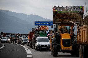 French Farmers Protest At Spanish Border - France