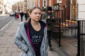 Greta Thunberg Trial On Public Order Offence Charges In London