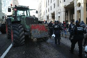 BELGIUM-BRUSSELS-FARMERS-PROTEST