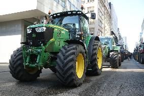 BELGIUM-BRUSSELS-FARMERS-PROTEST