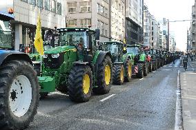 BELGIUM-BRUSSELS-FARMERS-PROTEST