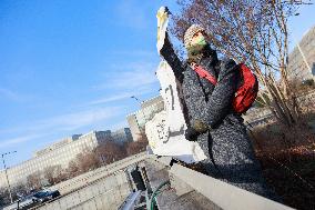 Pro-Palestine Demonstrators Shut Down DC Highway Ramps