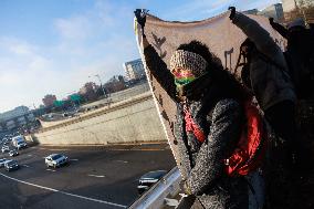 Pro-Palestine Demonstrators Shut Down DC Highway Ramps