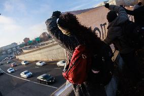 Pro-Palestine Demonstrators Shut Down DC Highway Ramps