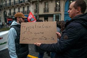 Demonstration Of The Teachers - Paris