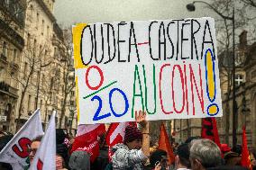Demonstration Of The Teachers - Paris