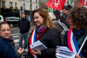 Demonstration Of The Teachers - Paris