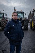 French Farmers Block The A6 Highway Near Paris