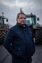 French Farmers Block The A6 Highway Near Paris