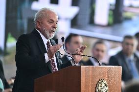 Brazilian President Luiz Inácio Lula Da Silva Attends The Swearing-in Ceremony Of Ricardo Lewandowski