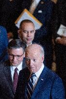 Biden Attends The National Prayer Breakfast - Washington