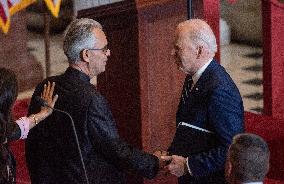 Biden Attends The National Prayer Breakfast - Washington