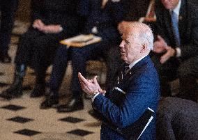 Biden Attends The National Prayer Breakfast - Washington