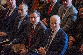 Biden Attends The National Prayer Breakfast - Washington