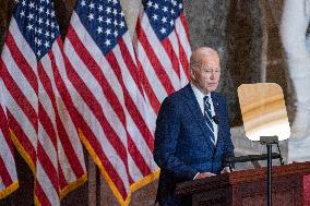 Biden Attends The National Prayer Breakfast - Washington