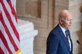 Biden Attends The National Prayer Breakfast - Washington