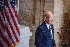 Biden Attends The National Prayer Breakfast - Washington