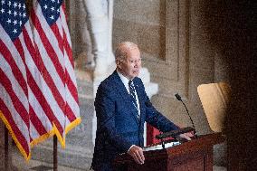 Biden Attends The National Prayer Breakfast - Washington