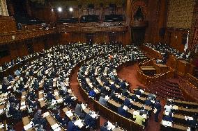 Japanese Upper House plenary session