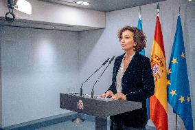 Audrey Azoulay Meets With Pedro Sanchez - Madrid