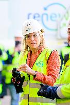 Queen Maxima Visits Recycling Center - Eindhoven