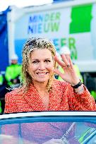 Queen Maxima Visits Recycling Center - Eindhoven