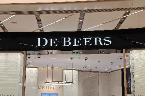 A De Beers Diamond Jewelry Store in Shanghai