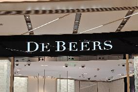 A De Beers Diamond Jewelry Store in Shanghai