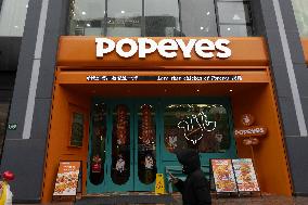 A POPEYES Store in Shanghai