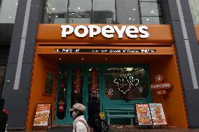 A POPEYES Store in Shanghai