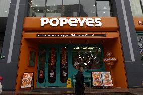 A POPEYES Store in Shanghai