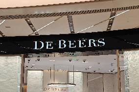 A De Beers Diamond Jewelry Store in Shanghai