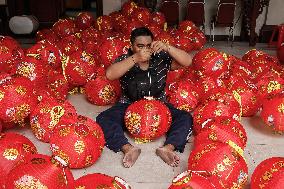 Chinese New Year Celebration Preparation In Bali