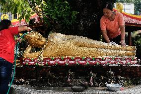 Chinese New Year Celebration Preparation In Bali