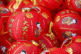 Chinese New Year Celebration Preparation In Bali