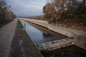 Drought In Catalonia: The Urgell Canal.