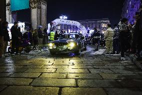 The Departure Of The Rallye Monte-Carlo Historique 2024 In Milan