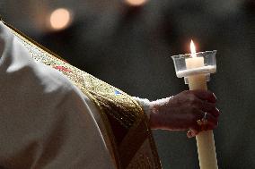 Pope Francis mass for religious orders in St Peters Basilica - Rome