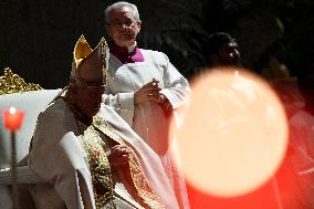 Pope Francis mass for religious orders in St Peters Basilica - Rome