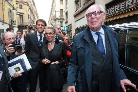 The Prince Emanuele Filiberto of Savoy and his parents at the Mass - Turin