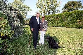 EXCLUSIVE-Photo session of Prince Victor-Emmanuel of Savoy and Princess Marina of Savoy - Geneva