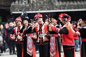 (EnchantingGuangxi)CHINA-GUANGXI-SANJIANG-SPRING FESTIVAL-VILLAGE GALA (CN)
