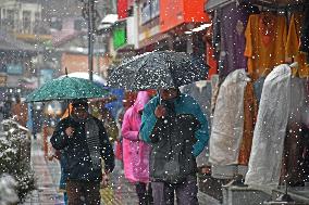 Snowfall In Srinagar, Kashmir