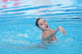 (SP)QATAR-DOHA-ARTISTIC SWIMMING-WORLD AQUATICS CHAMPIONSHIPS-WOMEN'S SOLO TECHNICAL