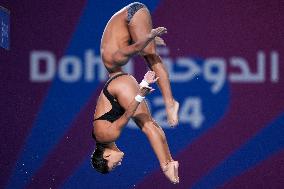 (SP)QATAR-DOHA-DIVING-WORLD AQUATICS CHAMPIONSHIPS-MIXED 10M SYNCHRONISED