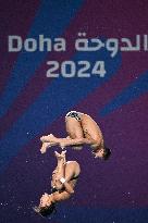 (SP)QATAR-DOHA-DIVING-WORLD AQUATICS CHAMPIONSHIPS-MIXED 10M SYNCHRONISED